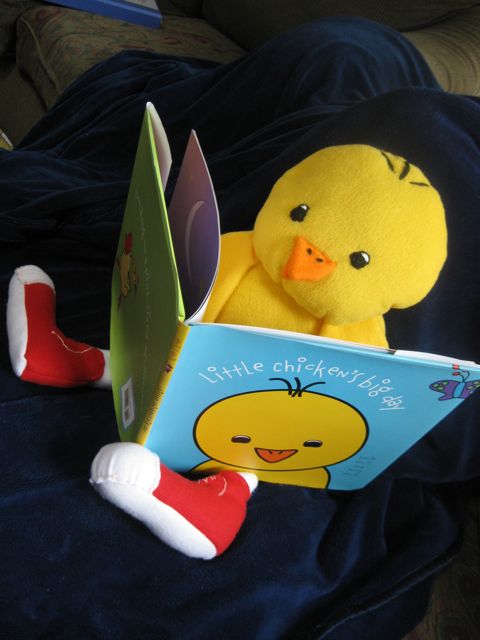 LIttle Chicken Reads a Book